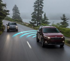 One of the safety features of the 2021 Jeep Grand Cherokee available at Beaman Chrysler Dodge Jeep Ram