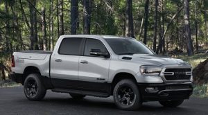 Exterior appearance of the 2021 Ram 1500 available at Beaman Chrysler Dodge Jeep Ram