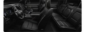 Interior appearance of the 2021 Ram 1500 available at Beaman Chrysler Dodge Jeep Ram