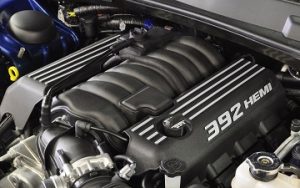 Engine appearance of the 2021 Dodge Challenger available at Beaman Chrysler Dodge Jeep Ram