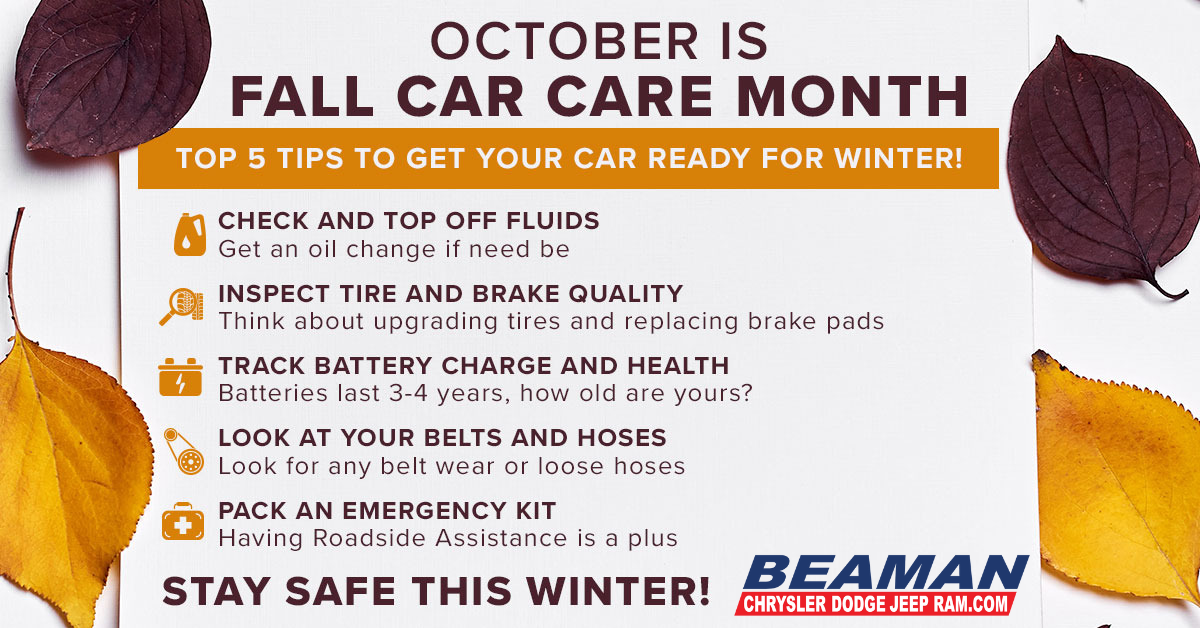 Fall Car Care Checklist