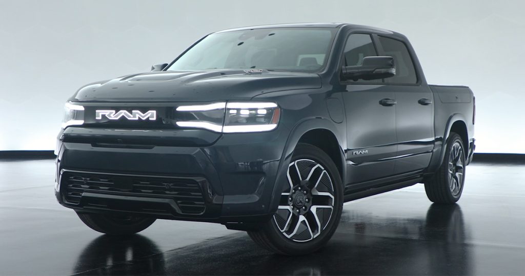 The RAM 1500 REV Electric Truck