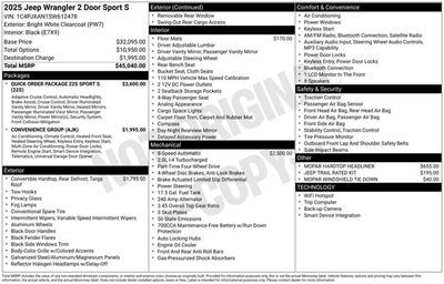 2025 Jeep Wrangler Sport S
