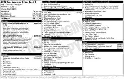2025 Jeep Wrangler Sport S