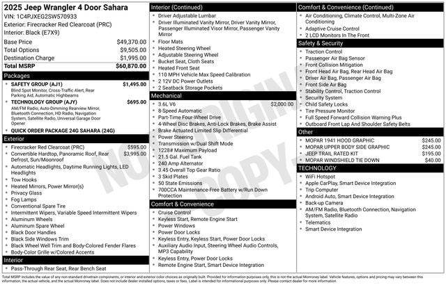 2025 Jeep Wrangler Sahara
