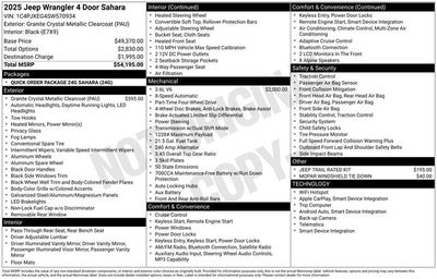 2025 Jeep Wrangler Sahara
