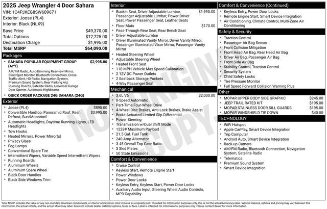 2025 Jeep Wrangler Sahara