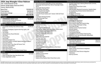 2026 Jeep Wrangler Rubicon