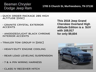 2018 Jeep Grand Cherokee Overland