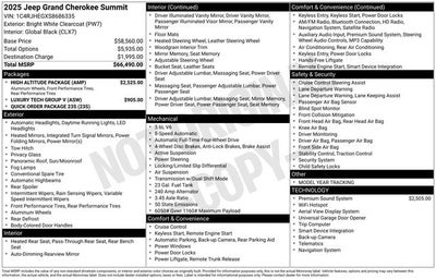 2025 Jeep Grand Cherokee Summit
