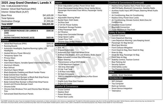 2025 Jeep Grand Cherokee Laredo