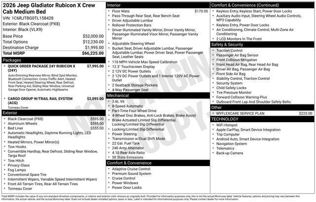 2026 Jeep Gladiator Rubicon