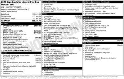2026 Jeep Gladiator Mojave