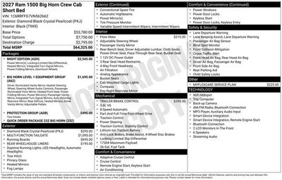 2027 RAM Ram 1500 Big Horn/Lone Star