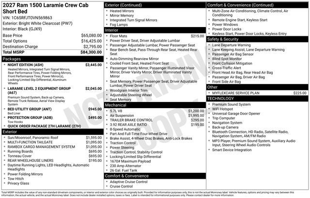 2027 RAM Ram 1500 Laramie