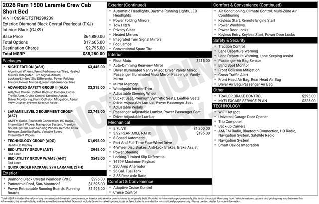 2026 RAM Ram 1500 Laramie