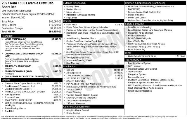 2027 RAM Ram 1500 Laramie