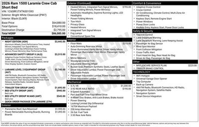 2026 RAM Ram 1500 Laramie