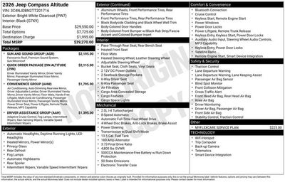 2026 Jeep Compass Latitude