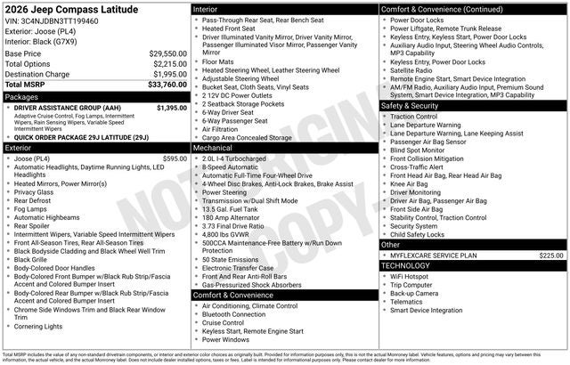 2026 Jeep Compass Latitude
