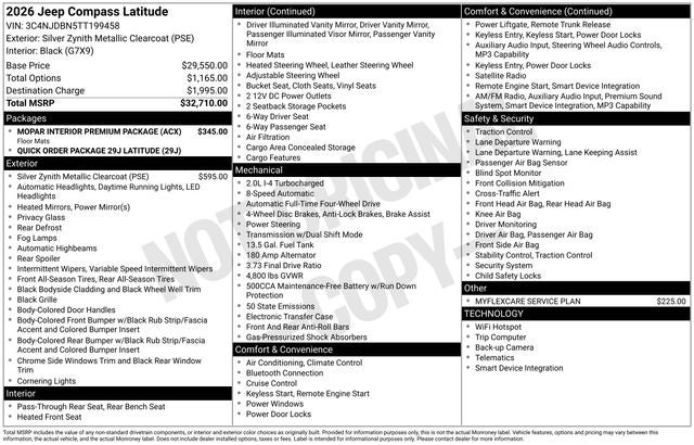 2026 Jeep Compass Latitude