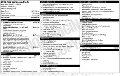 2026 Jeep Compass Latitude
