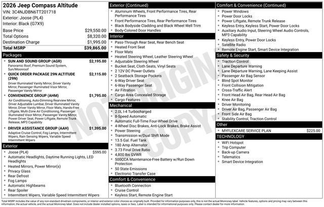2026 Jeep Compass Latitude