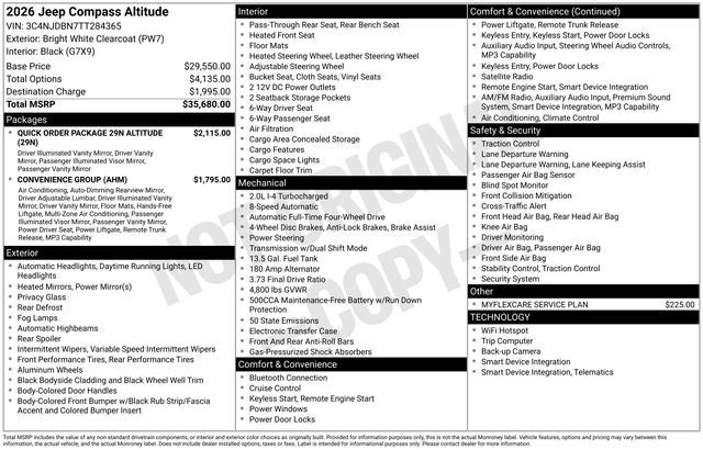 2026 Jeep Compass Latitude