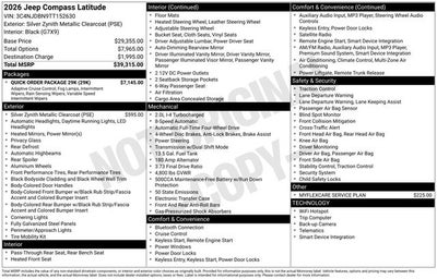 2026 Jeep Compass Latitude