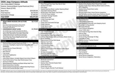 2026 Jeep Compass Latitude