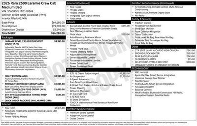 2026 RAM Ram 2500 Laramie