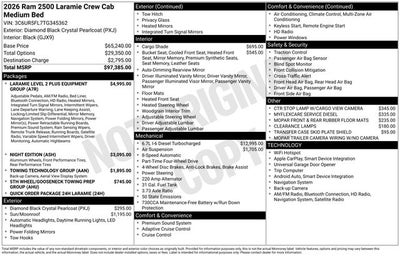 2026 RAM Ram 2500 Laramie