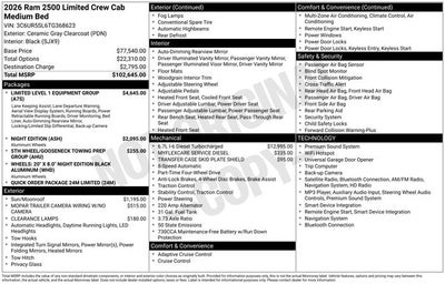 2026 RAM Ram 2500 Limited
