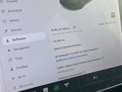 2020 Tesla Model 3 Standard Range Plus
