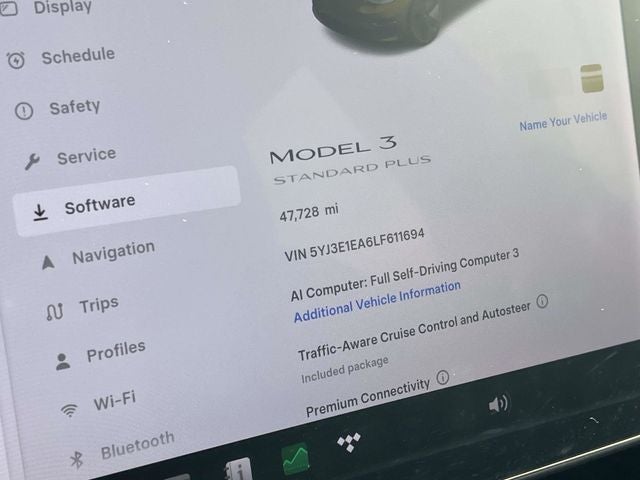 2020 Tesla Model 3 Standard Range Plus
