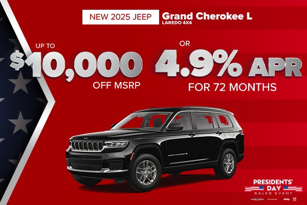 New 2025 Jeep Grand Cherokee L Laredo 4x4