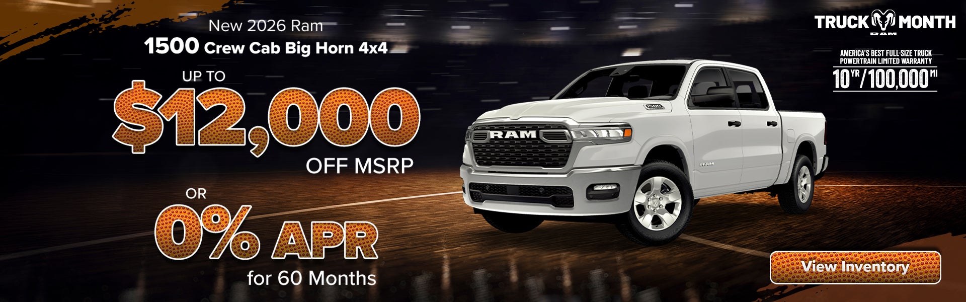 New 2026 Ram 1500 Crew Cab Big Horn 4x4