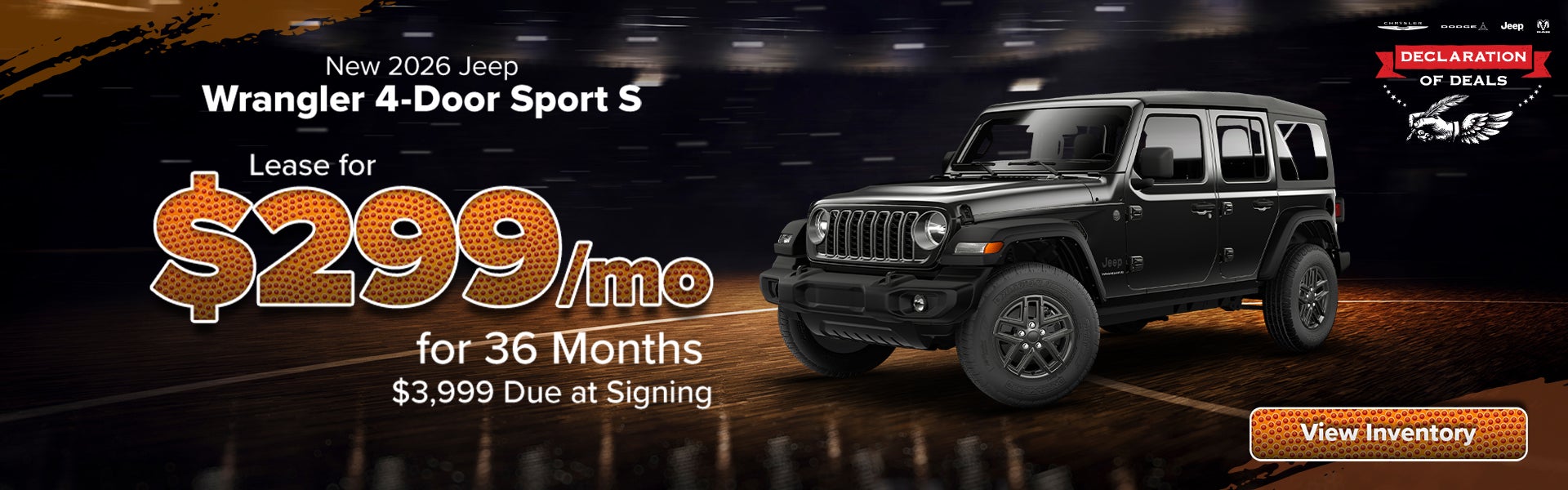 New 2026 Jeep Wrangler 4-Door Sport S