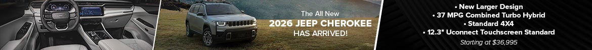 The All-New 2026 Jeep Cherokee has arrived!