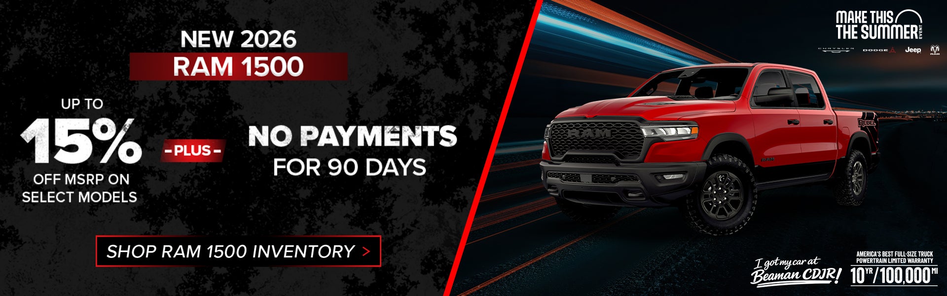 New 2026 Ram 1500