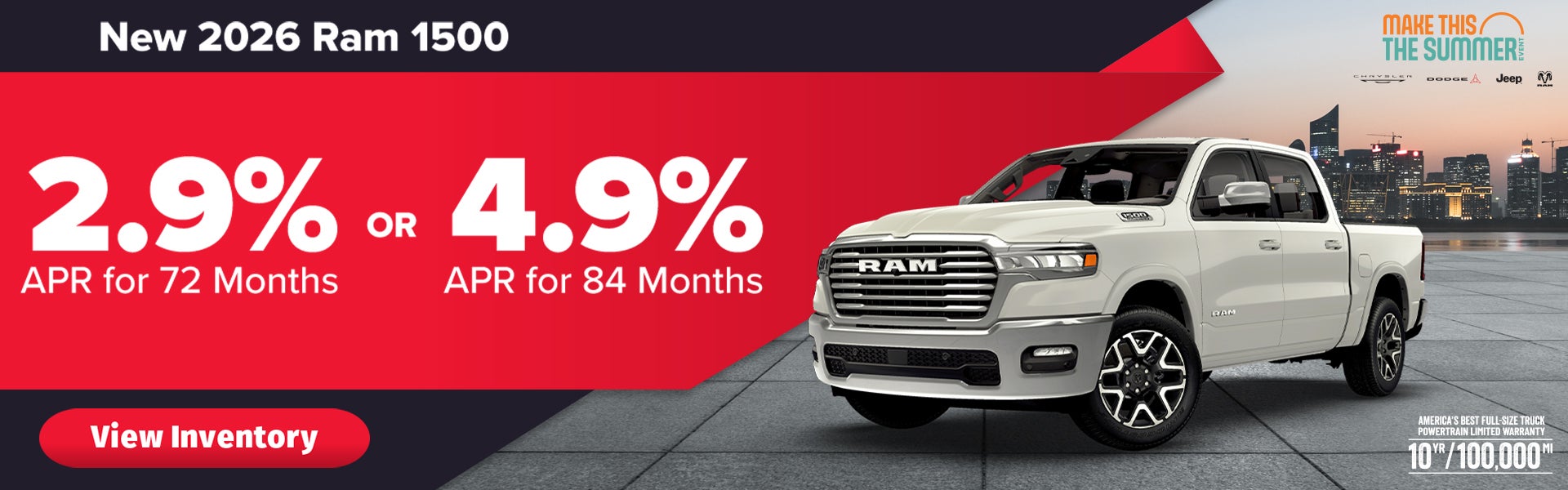 2026 Ram 1500 – 2.9% or 4.9% APR – Murfreesboro, TN