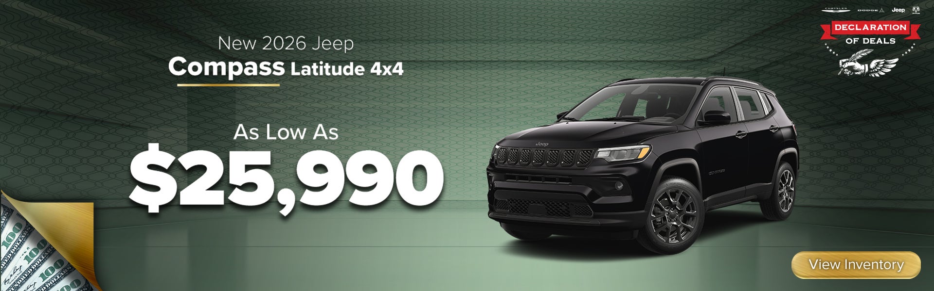 2026 Jeep Compass Latitude 4x4 – As Low As $25,990 – Murfree