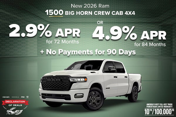 New 2026 Ram 1500 Big Horn Crew Cab 4x4 - COPY