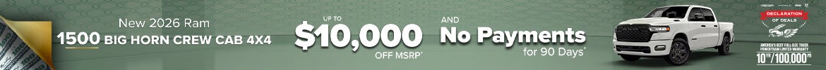 New 2026 Ram 1500 Big Horn Crew Cab 4x4