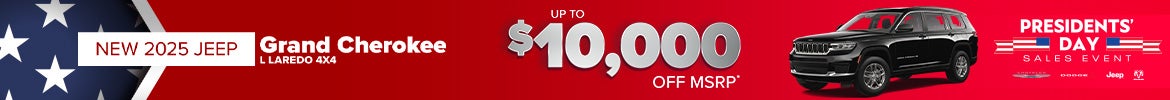 2025 Jeep Grand Cherokee L Laredo 4x4 – Save $10,000 – Murfreesboro, TN